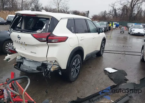 2021 Nissan Rogue Sv Intelligent Awd из США, поврежденный, VIN JN8AT3BB0MW208592